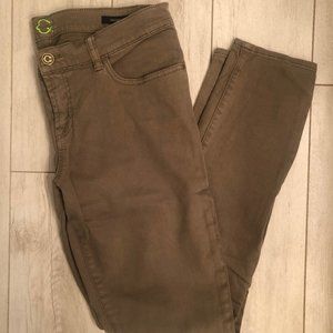 C. Wonder Army Green Skinny Jeans